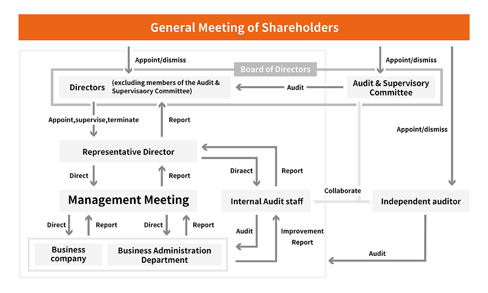 Diagram of Corporate Governance System